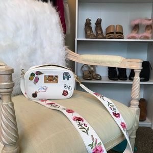 Bebe camera crossbody bag